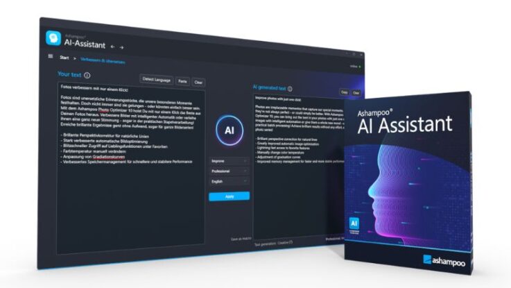 Ashampoo® bietet mit dem Ashampoo® AI Assistant ein preiswertes Abo-Modell für ChatGPT