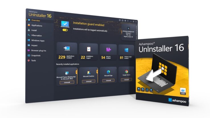 Ashampoo® Uninstaller 16 entfernt Programme und Apps per Mausklick restlos aus Windows